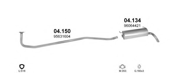 POLMO POLMO01275 Exhaust System